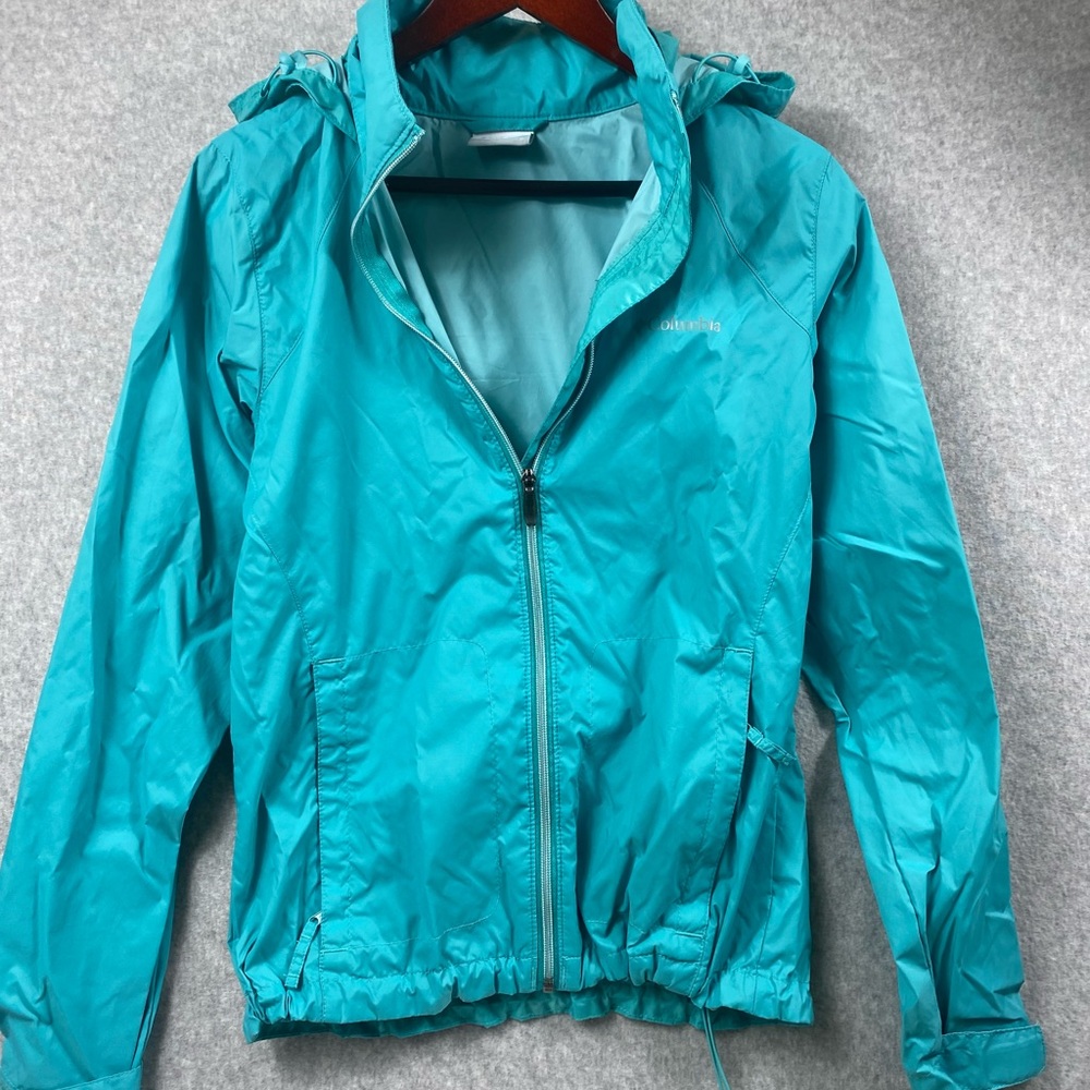 Columbia Blue Ski & Snow Jacket Lightweight Athletic
